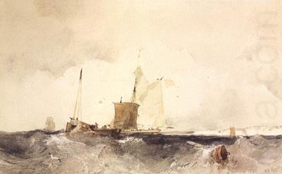 At the English Coast (mk22), Richard Parkes Bonington